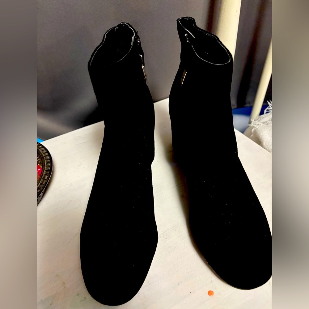 Marc Fisher Sleek Black Ankle Booties